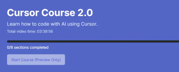 JoinTakeoff – Cursor Course 2.0