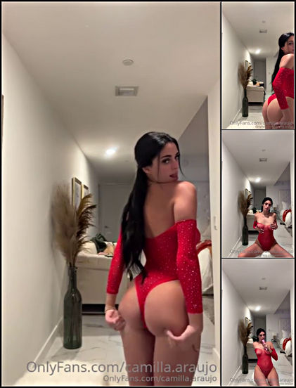 Camilla Araujo Red Bodysuit Masturbation Through Panties Video Leaked 1 - [Onlyfans] - 2025 (HD 720p)