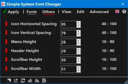 Simple System Font Changer 1.0.0.12 Multilingual