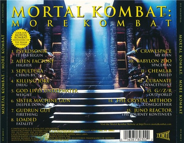 VA - Mortal Kombat: More Kombat (1996) (Lossless + 320)