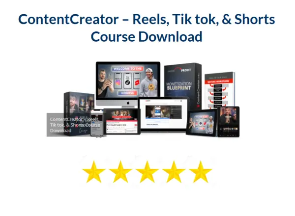 ContentCreator – Reels, Tik tok, & Shorts Course Download