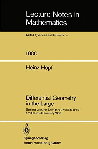 Differential Geometry in the Large