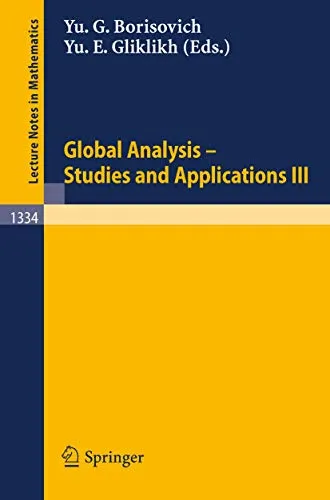 Global Analysis. Studies and Applications III