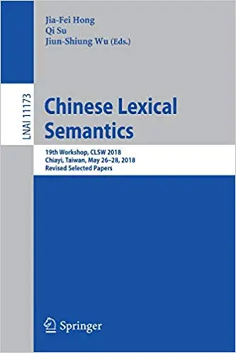 Chinese Lexical Semantics