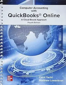 Computer Accounting with QuickBooks Online A Cloud Based Approach Ed 4