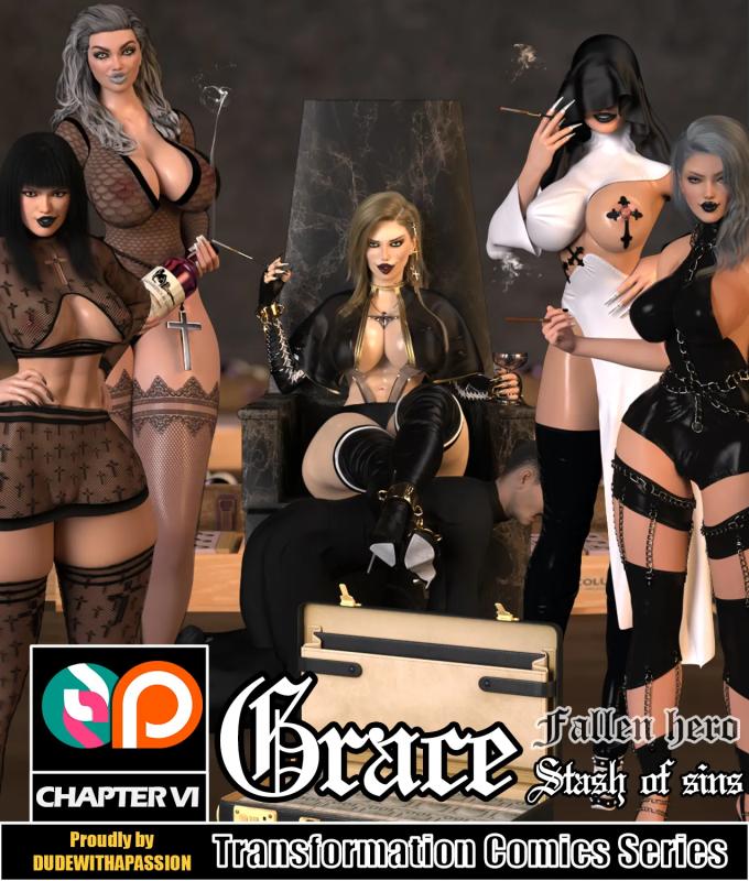 DudeWithAPassion - FH - Grace Stash Of Sins - Ongoing 3D Porn Comic