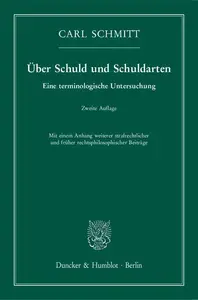 Über Schuld und Schuldarten Eine terminologische Untersuchung