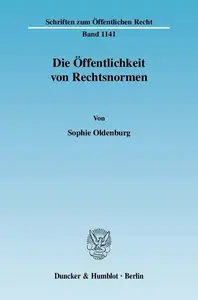 Die Öffentlichkeit von Rechtsnormen