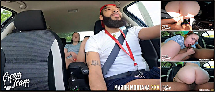 ManyVids: Majiikmontana X Uber Rider Lets Me Creampie Her Pussy [HD 720p] - [2025]