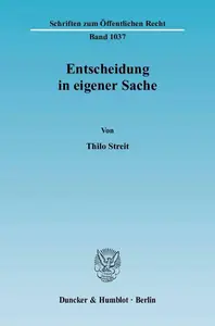 Entscheidung in eigener Sache