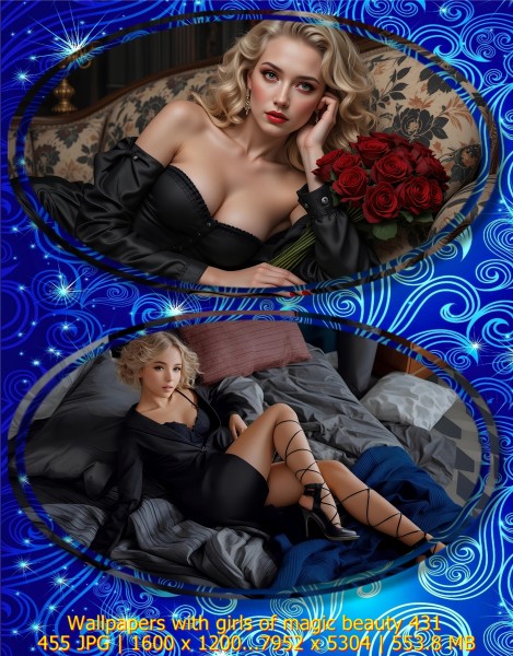 Wallpapers with girls of magic beauty 431