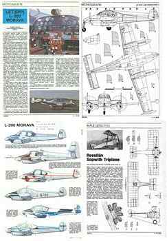 Letectvi+Kosmonautika 1987-6 - Scale Drawings and Colors