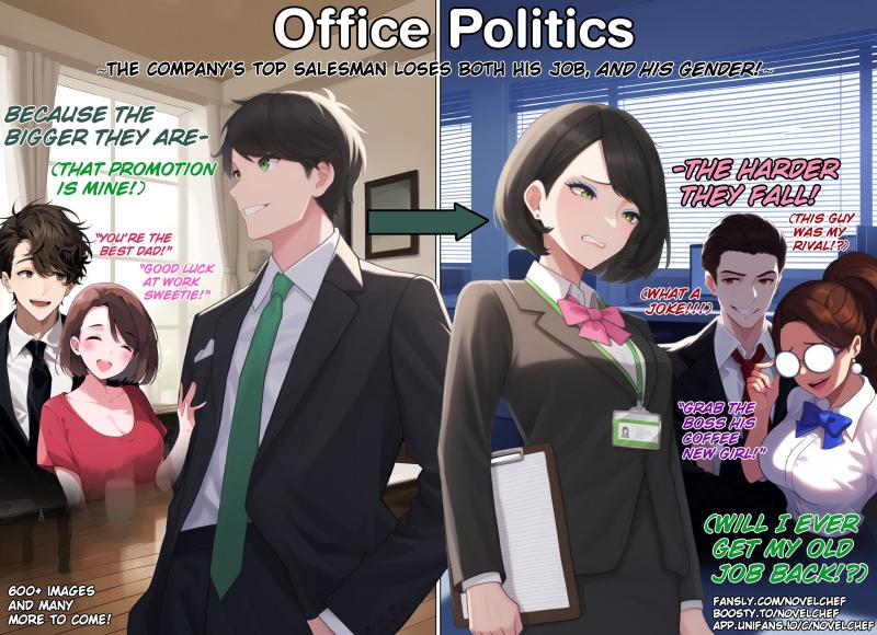 NovelChef - Office Politics Parts 1-14 - Ongoing Porn Comics