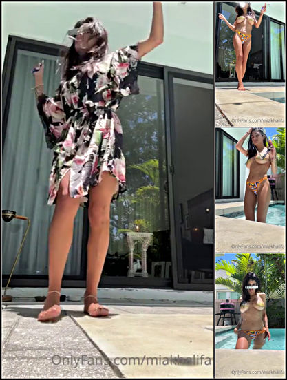 Miakhalifa Pool Tease - [Onlyfans] - 2025 (HD 720p)