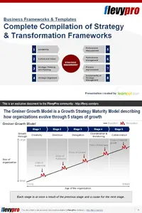 Complete Compilation of Strategy & Transformation Frameworks Business Presentation (FlevyPro Frameworks)