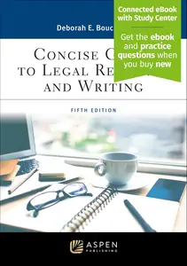 Concise Guide to Legal Research and Writing [Connected eBook with Study Center] (Aspen Paralegal Series)