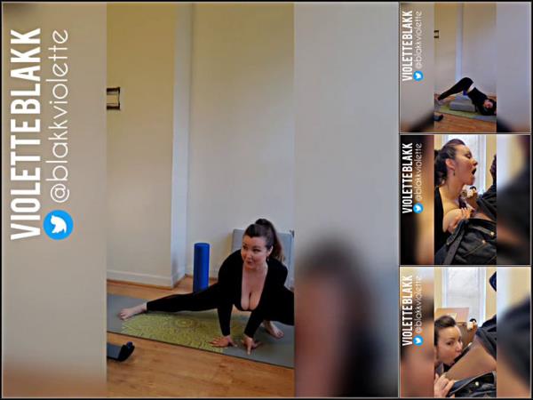 VioletteBlakk Home-Workout-Turns-To-Servicing-Bfs-BBC - [ManyVids] - 2025 (HD 720p)