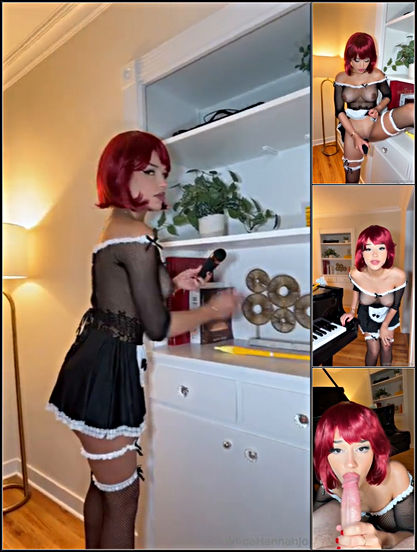 Woahhannahjo Redhead Maid Blowjob Video Leaked 1 - [Onlyfans] - 2025 (HD 720p)