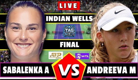 Теннис. WTA Indian Wells 2025. Финал. Арина Соболенко - Мирра Андреева [16.03] (2025) IPTV 1080i