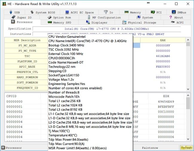 HE - Hardware Read & Write Utility 1.25.03.16