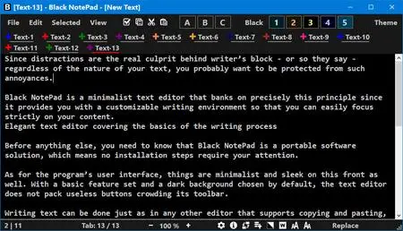 Black NotePad 2.3.2.28 Multilingual