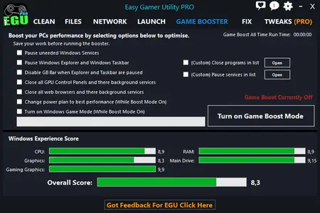 Easy Gamer Utility PRO 1.3.63