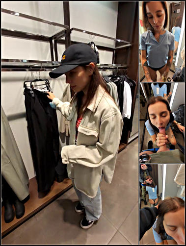 Ghomestory - Fit Tattoo Girl Sucked In The Fitting Room Of The Store In Exchange For New Clothes! - [PornHub] - 2025 (SD 1080p)