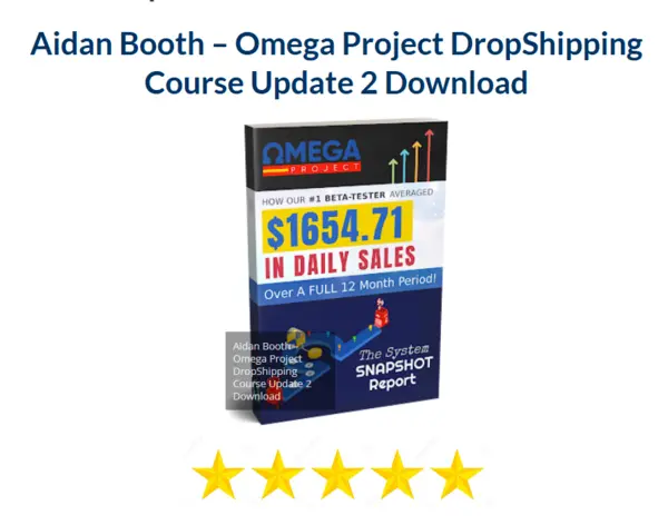 Aidan Booth – Omega Project DropShipping Course + Update 2 Download