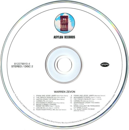 Warren Zevon - Warren Zevon (1976) (2008) 2CD Lossless