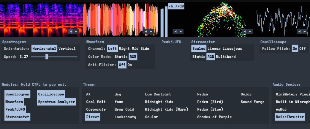 MiniMeters 0.8.25 Beta (Win macOS Linux)