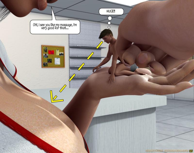Giantess Erodreams2 - Butre3004 - 5 inches of Grey 3D Porn Comic