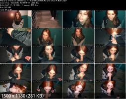 Unknown - Redhead Girl Sucked In The Stairwell While Parents Were At Home FullHD