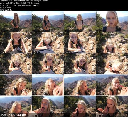 Lena Polanski - Blowjob in the Grand Canyon [FullHD 1980p] - Amateurporn