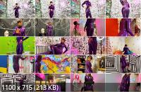 MyLatexBabe - Svetlana Tight Purple Latex Catsuit (SD/666p/207 MB)