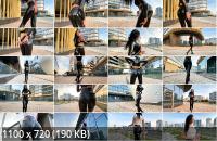 MyLatexBabe - Ksenia Savo Latex Thongs Under Leather Leggings (SD/670p/204 MB)