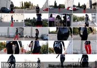 MyLatexBabe - Yulia Latex In The Parking Lot (HD/720p/111 MB)