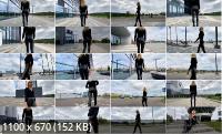 MyLatexBabe - Kseniya Blonde Walking In Leather Leggings (SD/626p/103 MB)