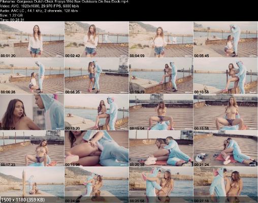 Taylor Sands - Gorgeous Dutch Chick Enjoys Wild Sex Outdoors On Sea Dock! [FullHD 1080p] - Amateurporn